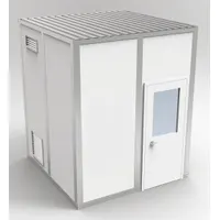 PORTA-FAB Modular Cleanroom: 8 ft x 8 ft x 10 ft, 64 sq ft Int Area, STC 31 (MPN 8CR88)