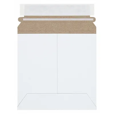 STAYFLATS Mailer Envelopes: 22 in x 27 in, 22 in x 27 in, 0.02 in Material Thick - Stayflat Self-Sealing Chipboard Mailers