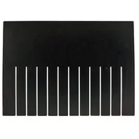 QUANTUM STORAGE SYSTEMS Divider: 15 3/4 in x 11 3/8 in, Plastic, Conductive, 2TB35, DG93120CO (MPN DS93120CO)