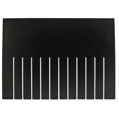QUANTUM STORAGE SYSTEMS Divider: 15 3/4 in x 11 3/8 in, Plastic, Conductive, 2TB35 - ESD Divider Box Dividers