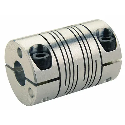 RULAND MANUFACTURING Motion Control Coupling: 3° Angular Misalignment, 6 mm Bore Dia 1, Clamp On - General Purpose Clamp-On Beam Shaft Couplings