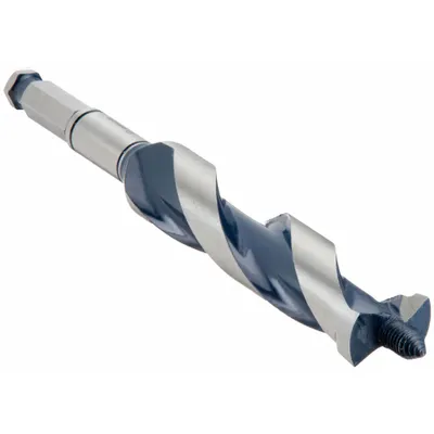 BOSCH Hybrid Drill Bit: 1 in Drill Bit Size, 1 Decimal Equivalent, 4 in Flute Lg - Hybrid Utility Drill Bits