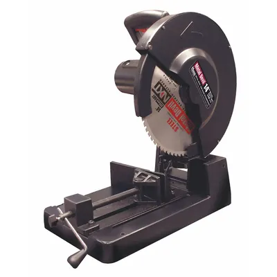 MORSE CSM14MB Chop Saw, 14 in Blade, 1,300 RPM, 5 1/8 in Round Cut Capacity @ 0° - Chop Saws