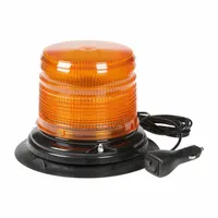 GROTE Flashing Beacon: Flashing Beacon, Amber, 8 1/16 in Overall Wd, 5 3/4 in Overall Ht, LED (MPN 78863)