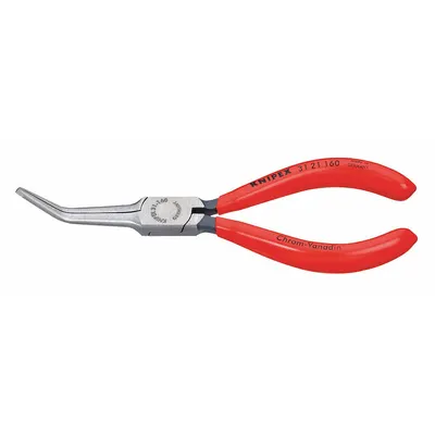 KNIPEX 31 21 160 Bent Needle-Nose Pliers, 6 1/4 in Overall Length