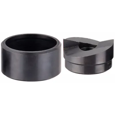 Eclipse Knockout Punch and Die Kit: 10 ga Sheet Metal Capacity (Steel), 1 1/4 in Nominal Size - Eclipse Knockout Punches & Dies