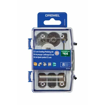 DREMEL Rotary Tool Accessory Kit: Rotary Accessory Kit, 8 Pieces, Case Included - Rotary Tool Bit & Attachment Sets