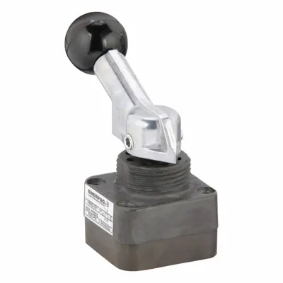 ENERPAC Hydraulic Directional Valve: 4.5 gpm Max Flow Rate, D03 NFPA Size, Three Positions - Lever-Operated Directional Control Valves