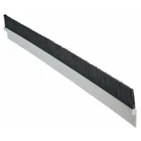 Strip Brush: 2 in Bristle Trim Ht, 0.012 in Bristle Dia, 3 ft Overall Lg, 9/16 in Backing Wd, Black (MPN RPVC232036)
