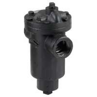 Steam Trap: Cast Iron, 1 in FNPT, 955 lb/hr, 125 psi Max., 450°F Max., Strainer Not Included (MPN IB11-4-125)