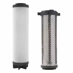 The Parker K220AATS is a replacement coalescing filter element designed for compressed air or gas streams. It removes fine liquid aerosols and particulates down to 0.01 micron, using borosilicate glass nanofibre construction. Suitable for industrial pneumatic systems, instrumentation air, and process gas filtration to protect downstream equipment.