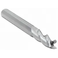CLEVELAND Square End Mill: Carbide, 3 Flute, 1/4" Mill Dia, 3/8" LOC, 2" OAL (MPN C60620)