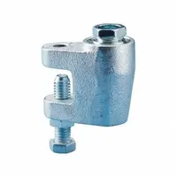 Rod Lock Beam Clamp: Electro-Galvanized Cast Iron, 1,100 lb Load Capacity, For 1/2 in Threaded Rod (MPN CRLB50EG)