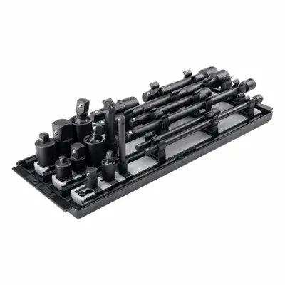 TEKTON Impact Extension Set: 1/2 in_1/4 in_3/8 in Input Drive Size - Impact Socket Extension Sets