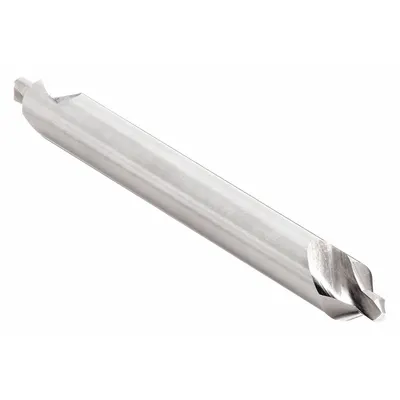 KEO Center Drill: Plain Type, #7, 60°, 8 in Overall Lg - Plain-Tip Center Drills