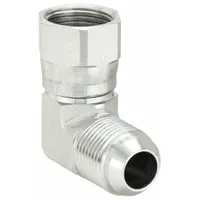 Hydraulic Hose Adapter: 5/8 in x 5/8 in Fitting Size, Female x Male, JIC x JIC, Swivel, 90° Elbow (MPN 2071-10-10S)
