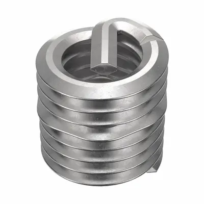 HELI-COIL Helical Insert: Tanged Tang Style, Free-Running, #10-32 Thread Size - Free-Running Tanged Helical Inserts