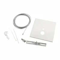 KEYSTONE TECHNOLOGIES Light Fixture Mounting Kit: For Use With Linear Arch Fixtures, 5 in Overall Lg (MPN KT-LALED-5SC-1-F-KIT)