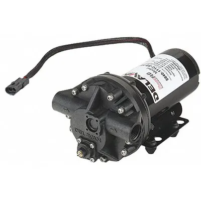 DELAVAN AG PUMPS Diaphragm Pump: Electric, 5840-111C-SB-HS, Polypropylene, Santoprene - Bypass Electric Sprayer Pumps