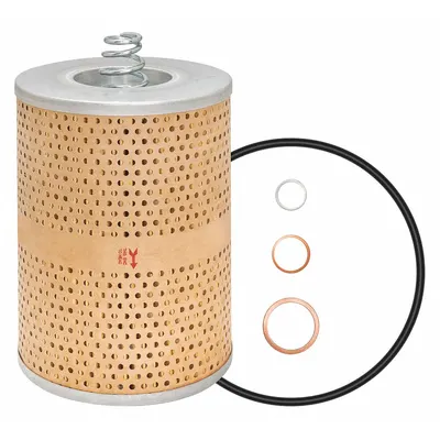 BALDWIN FILTERS Oil Filter Element: P242, 7 7/16 in Overall Ht, 4 13/16 in Outside Dia - Cartridge Oil Filters