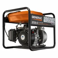 GENERAC Engine Driven Pump: 2 in MNPT, 2 in MNPT, 1/4 in Max. Dia. Solids, 108 ft Max. Head, Generac (MPN ST20)