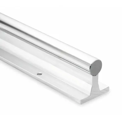 THOMSON Pre-Drilled Linear Shaft Assembly: 1 in Shaft Dia, 48 in Lg - Linear Support Rail & Shaft Assemblies
