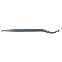 This tire iron is designed for mounting and demounting bicycle tires and small motorcycle tires. Constructed from iron, it provides the necessary leverage for manual tire changes in workshops or field repairs. Suitable for use on small wheels