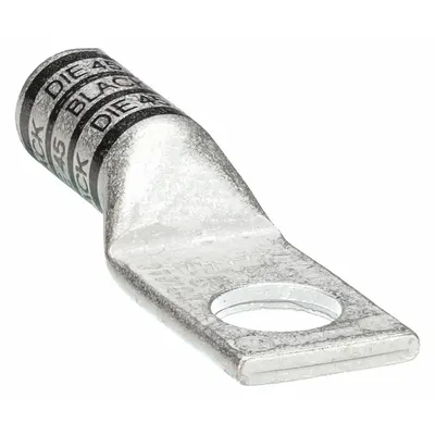 OEM Compression Lug: 5/16 in Stud Size, 2/0 AWG – 2/0 AWG For Wire Sizes, Stranded Wire Type - One-Hole Compression Lugs