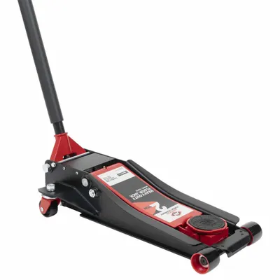 AMERICAN FORGE & FOUNDRY Auto Jacks: Steel, Mechanical, 2 ton Load Capacity - Trolley Floor Jacks