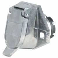 CURT Automotive Electrical Plug: 7-Way, Plastic, Vehicle, Dust Cover (MPN 58170)