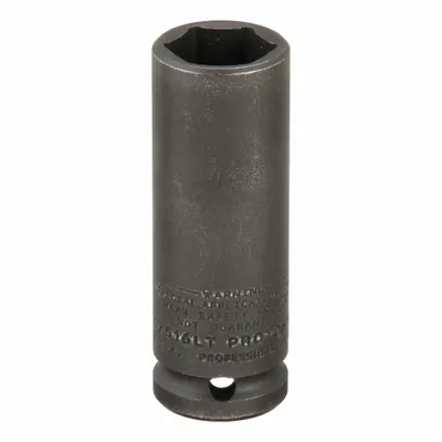 PROTO Impact Socket: 3/4 in Drive Size, SAE, 1 in Socket Size, 6-Point, Deep - Thin Wall Impact Sockets