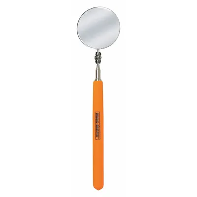 MAG-MATE Inspection Mirror: 2 1/4 in Dia Mirror Size, Mirr. Mat. Glass - Standard Inspection Mirrors