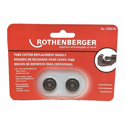 ROTHENBERGER Replacement Cutter Wheel: Cuts Aluminum/Copper - Wheels for Pipe, Tubing & Conduit Cutters