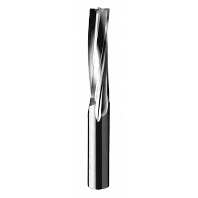 ONSRUD Solid Router Bit: Spiral Upcut, 3 Flute, 3/4" Cut Dia - Spiral-Flute Finishing Router Bits for Plastics & Wood