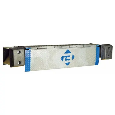 BLUFF Edge of Dock Leveler: Mechanical Spring Counterbalance, Handle, 88 in Overall Wd - Mechanical Dock Levelers