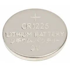 APPROVED VENDOR CR1225 Lithium Button Cell Battery, 3V DC, 50 mAh