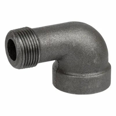 USA INDUSTRIALS Metal Pipe Elbow: 1 in x 1 in, Threaded x Threaded, Class 300, 300 psi - Medium-Pressure Threaded Pipe Fittings with Thread Sealant