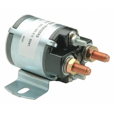 WHITE-RODGERS Contactor: 100 A Current Rating, 12 V DC Coil Volt, SPST-NO, 3 Terminals - DC Power Solenoids