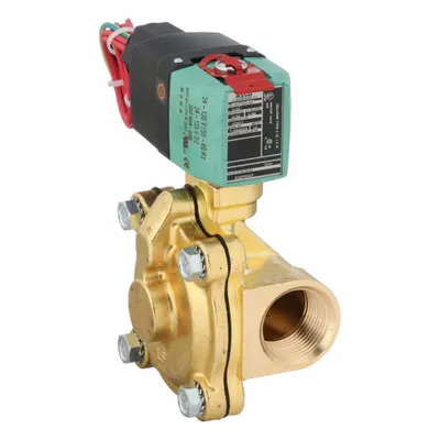 REDHAT Solenoid Valve: 2-Way, Normally Closed, 1 in Pipe Size, 24 to 120V AC/DC - 2-Way/2-Position, Normally Closed Solenoid Valves
