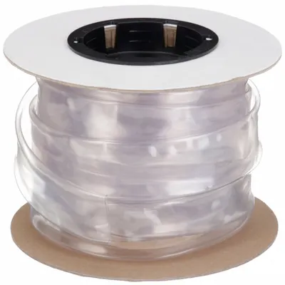 VINYLGUARD Heat Shrink Tubing: 1.5 in I.D. Before Shrinking, 0.75 in I.D. After Shrinking - Chemical-Resistant PVC Heat Shrink Tubing
