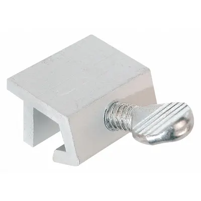 PRIME-LINE Window Lock: Clamp Lock, Handle Included, Non-Handed, 15/32 in Overall Lg - Sliding Window Locks