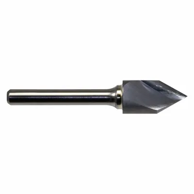 CLEVELAND Countersink: 60°, 1 Flute, 3/16 in Body Dia, 3/16 in Shank - Fast-Cutting Single-Flute Countersinks