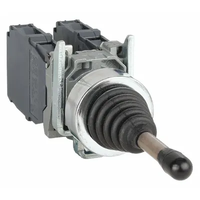 SCHNEIDER Joystick Operator: Vertical Operation, 2 Positions, 1NO, Momentary - Joystick Operators with Contact Blocks
