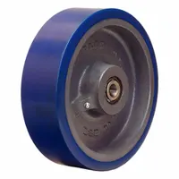 HAMILTON Caster Wheel: 10 in Wheel Dia., 3 in Wheel Wd, Polyurethane, 3,240 lb Load Rating, Blue (MPN W-1031-EGB-3/4)