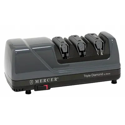 MERCER CUTLERY Knife Sharpener: 3 Stages, Fine - Electric Knife Sharpeners