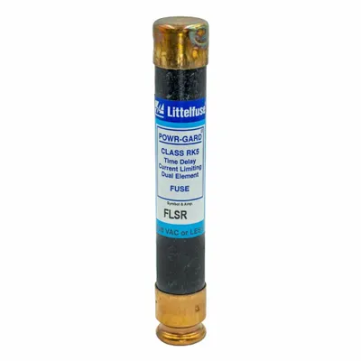 LITTELFUSE Fuse: Class RK5, FLSR Series, Time-Delay, 150 mA, 600 V AC, 300 V DC - Time-Delay Cylindrical Fuses