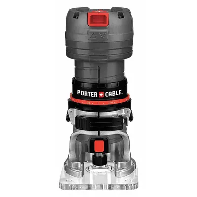 PORTER CABLE Laminate Trimmer: Compact, Fixed Base, 1.25 hp, Fixed Speed, 31,000 RPM - Laminate Trimmers