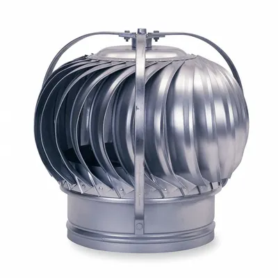 EMPIRE Wind-Driven Turbine Exhaust Ventilator: 31 5/8 in Head Dia, 20 in Throat Dia - Wind-Driven Turbine Fans