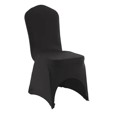 OEM Stretch Fitted Banquet Chair Cover: Black - Stretch Chair Covers