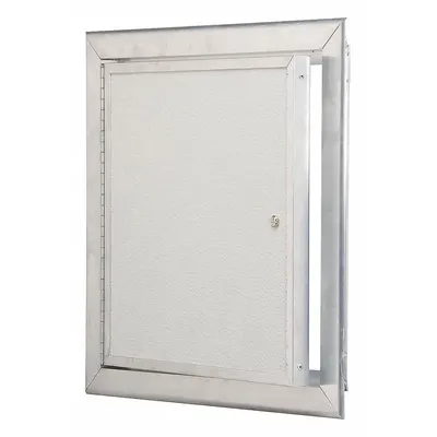 BABCOCK-DAVIS Access Door: 18 in Ht, 18 in Wd, Piano Hinge, Exposed Flange, Aluminum/Steel - Latching Access Doors
